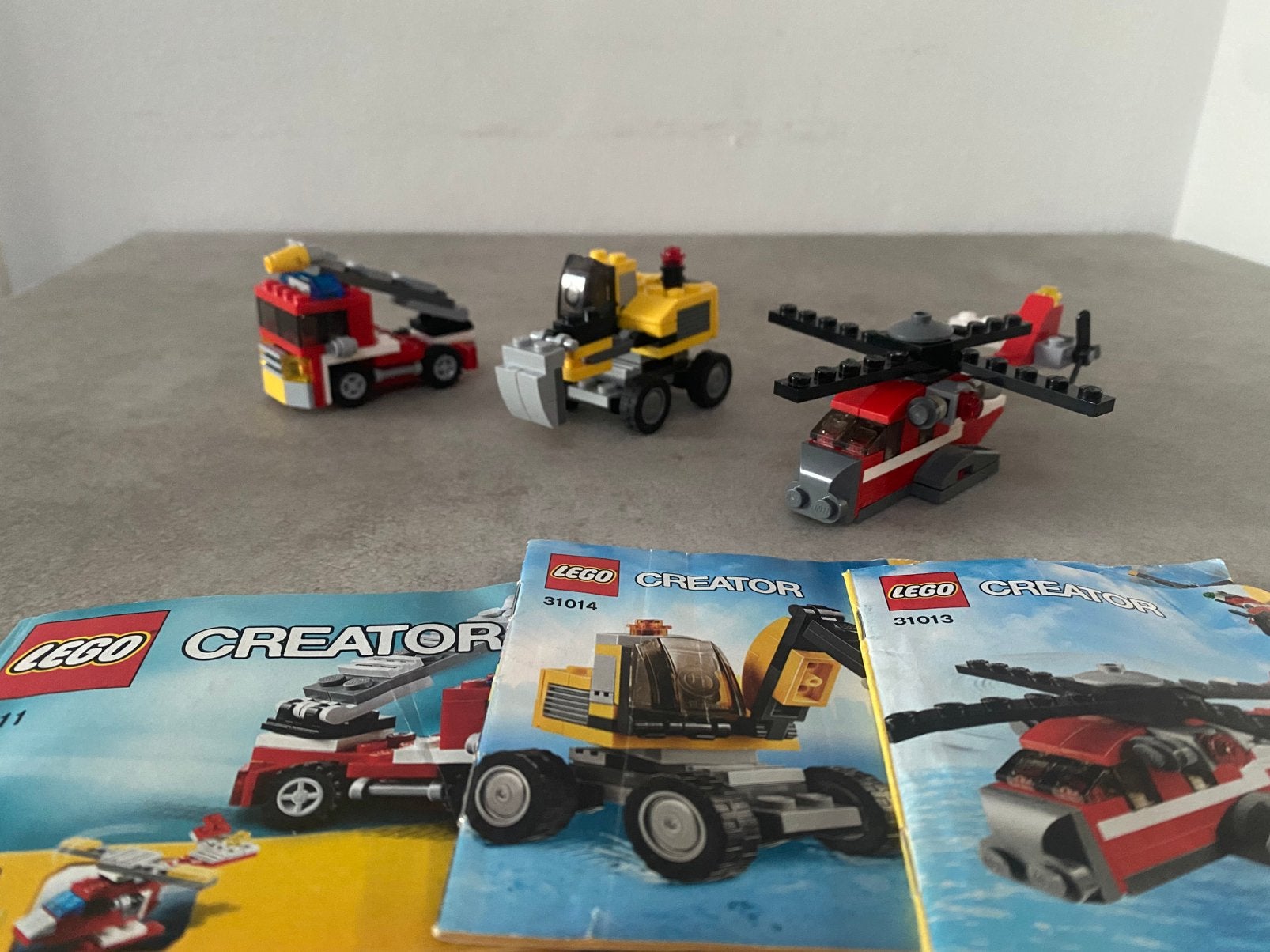 LEGO Creator 3 in 1 3x: 6911, 31013 en 31014, Compleet, Lego, Ophalen of Verzenden, Zo goed als nieuw