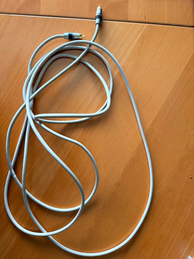 Monster M850 Audio Interlink Kabel RCA naar RCA (Subwoofer), Ophalen of Verzenden, Gebruikt, Minder dan 2 meter, Interlink-kabel