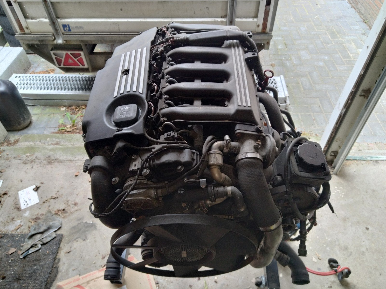 BMW M57D30 184PK motorblok, Ophalen, Gebruikt, BMW