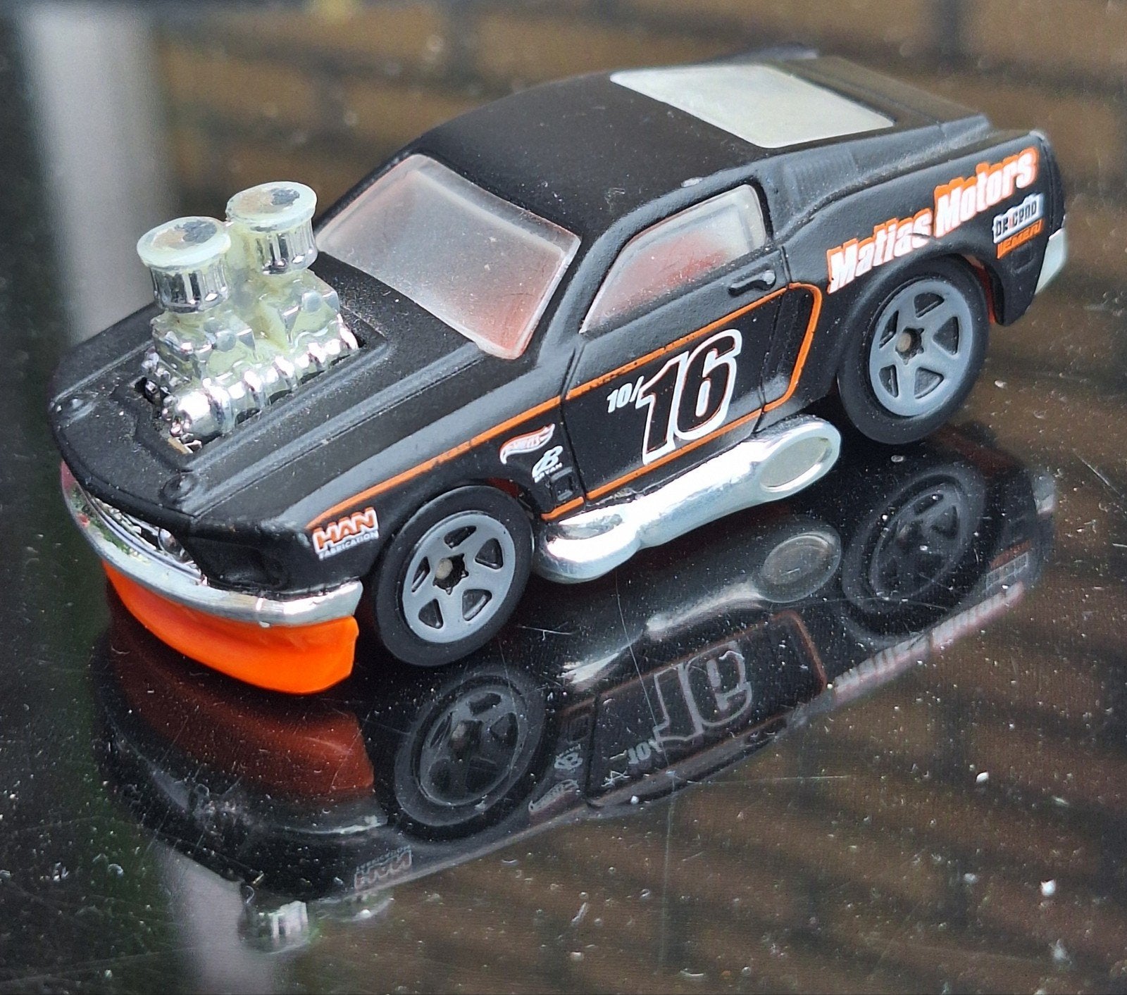 Hotwheels 1968 mustang, Ophalen of Verzenden, Zo goed als nieuw, Auto