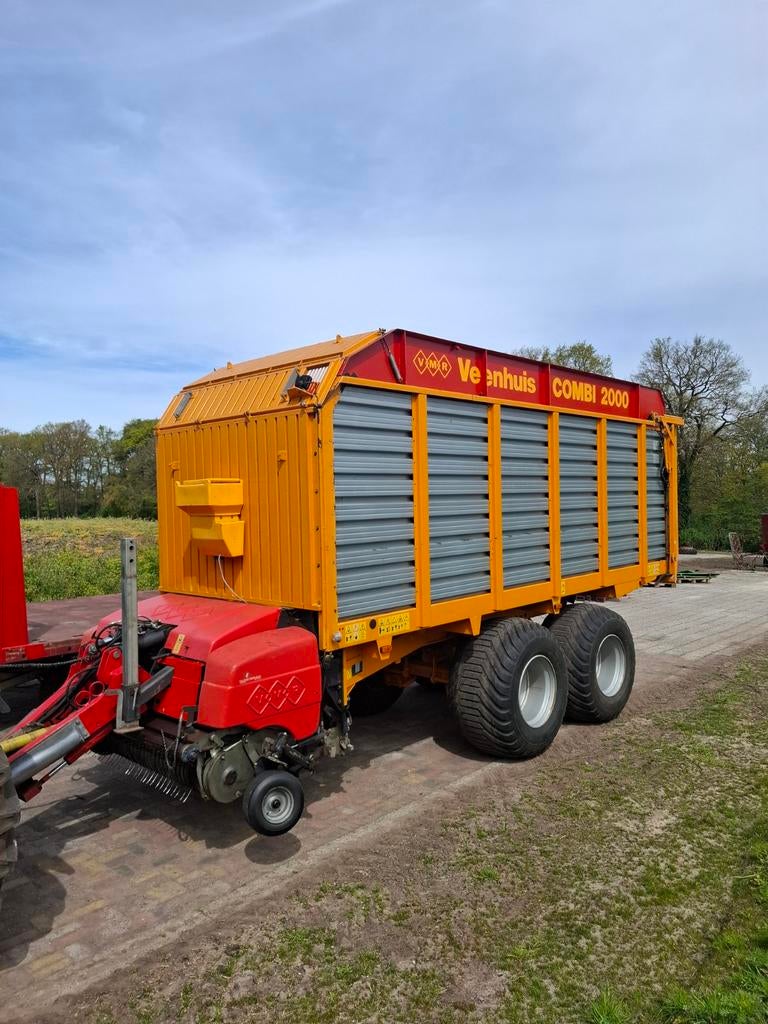 Veenhuis combi 2000 opraapwagen, Ophalen of Verzenden, Weidebouw