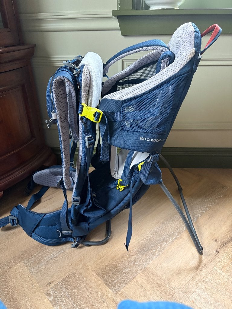DEUTER Kinderdrager Kid Comfort Active, Kinderen en Baby's, Babydragers en Draagdoeken, Overige typen, Zo goed als nieuw, Rug