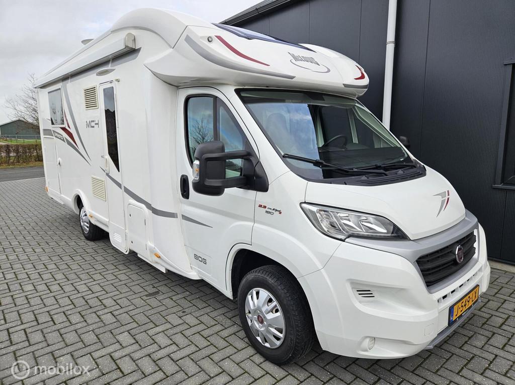 Mc louis MC4 80G 2017 ☆Euro6, queensbed, hefbed & 2x Airco, Luifel, 7 tot 8 meter, Bedrijf, Schotel