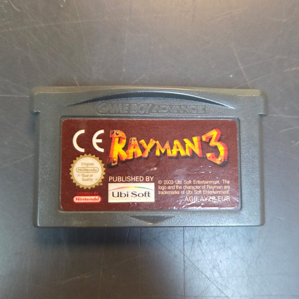 GBA Game | Rayman 3 (losse cassette), Ubisoft, Zo goed als nieuw, Support@ubisoft.com, 28 Rue Armand Carrel
93100 Montreuil
France