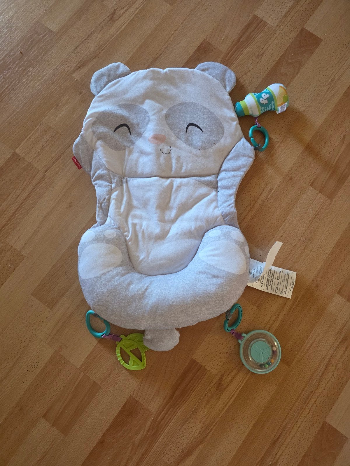 Fisher-Price Panda Speelkleed met Rammelaars, Ophalen of Verzenden, Zo goed als nieuw, Speelkleed, Met geluid