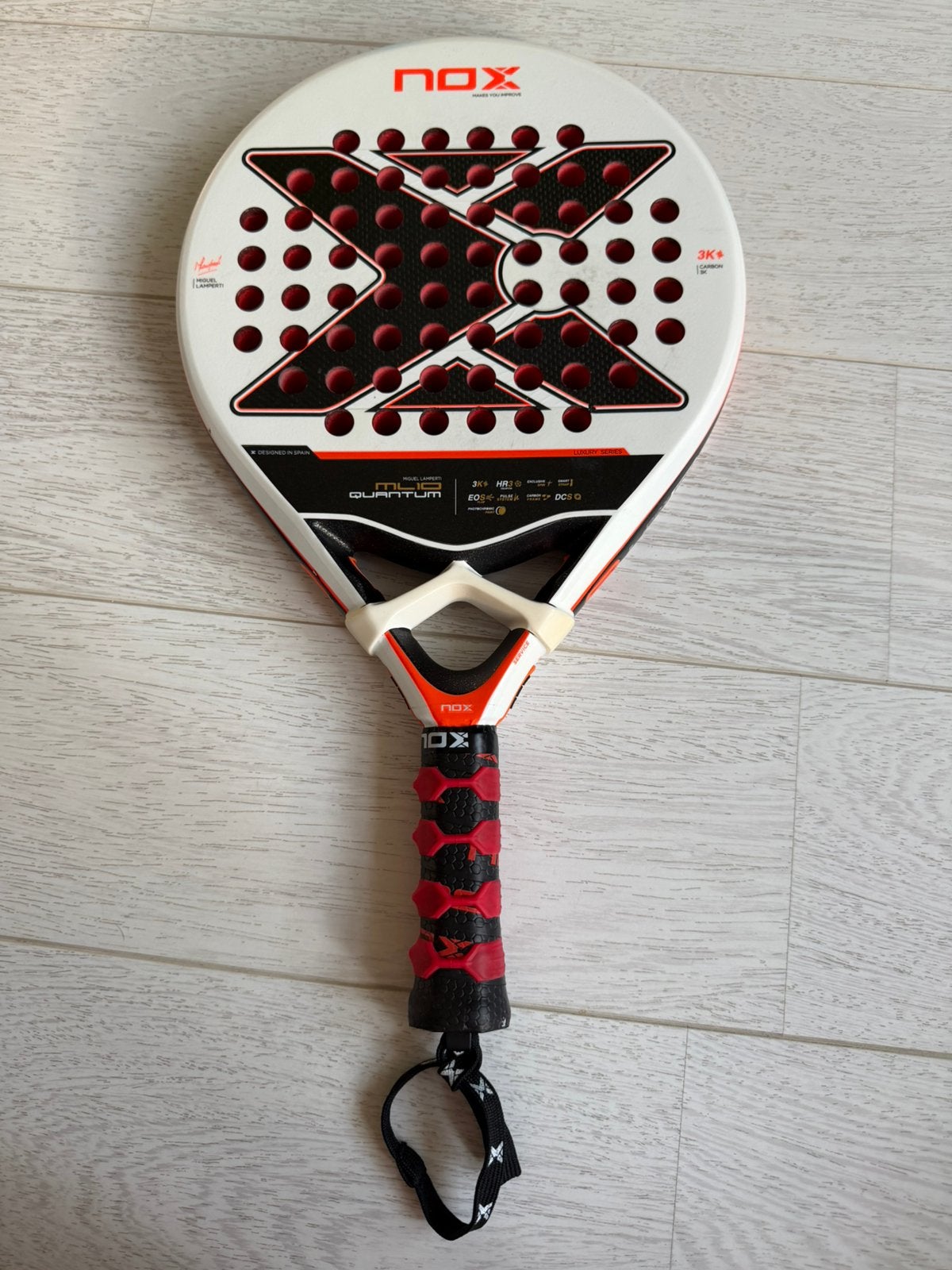 Nox ml10 quantum Miguel Lamperti 2025 - padel racket, Ophalen of Verzenden, Zo goed als nieuw