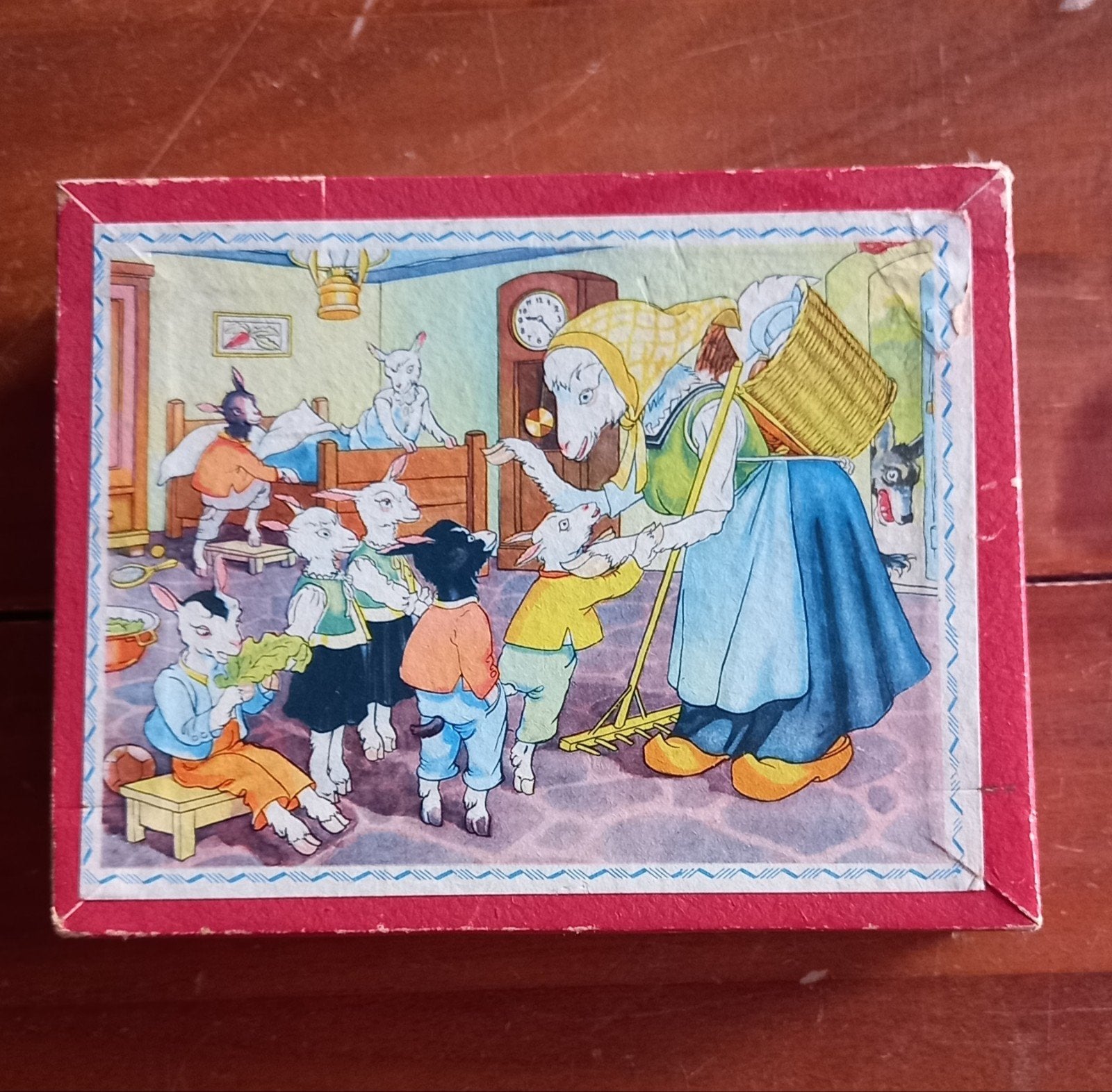 oude blokkenpuzzel sprookjes, Ophalen of Verzenden