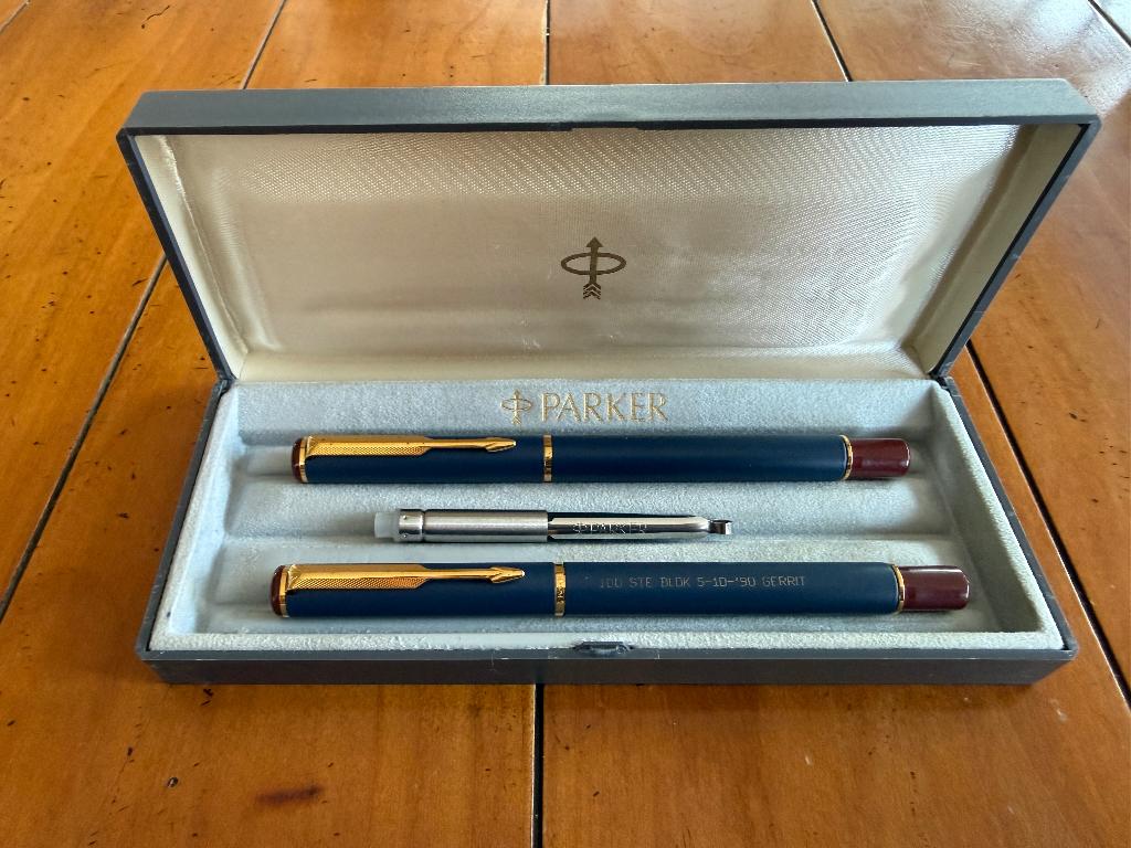 Parker Rialto/88 Pennenset – Vulpen & Rollerball, Verzamelen, Pennenverzamelingen, Met doosje, Ophalen of Verzenden, Zo goed als nieuw