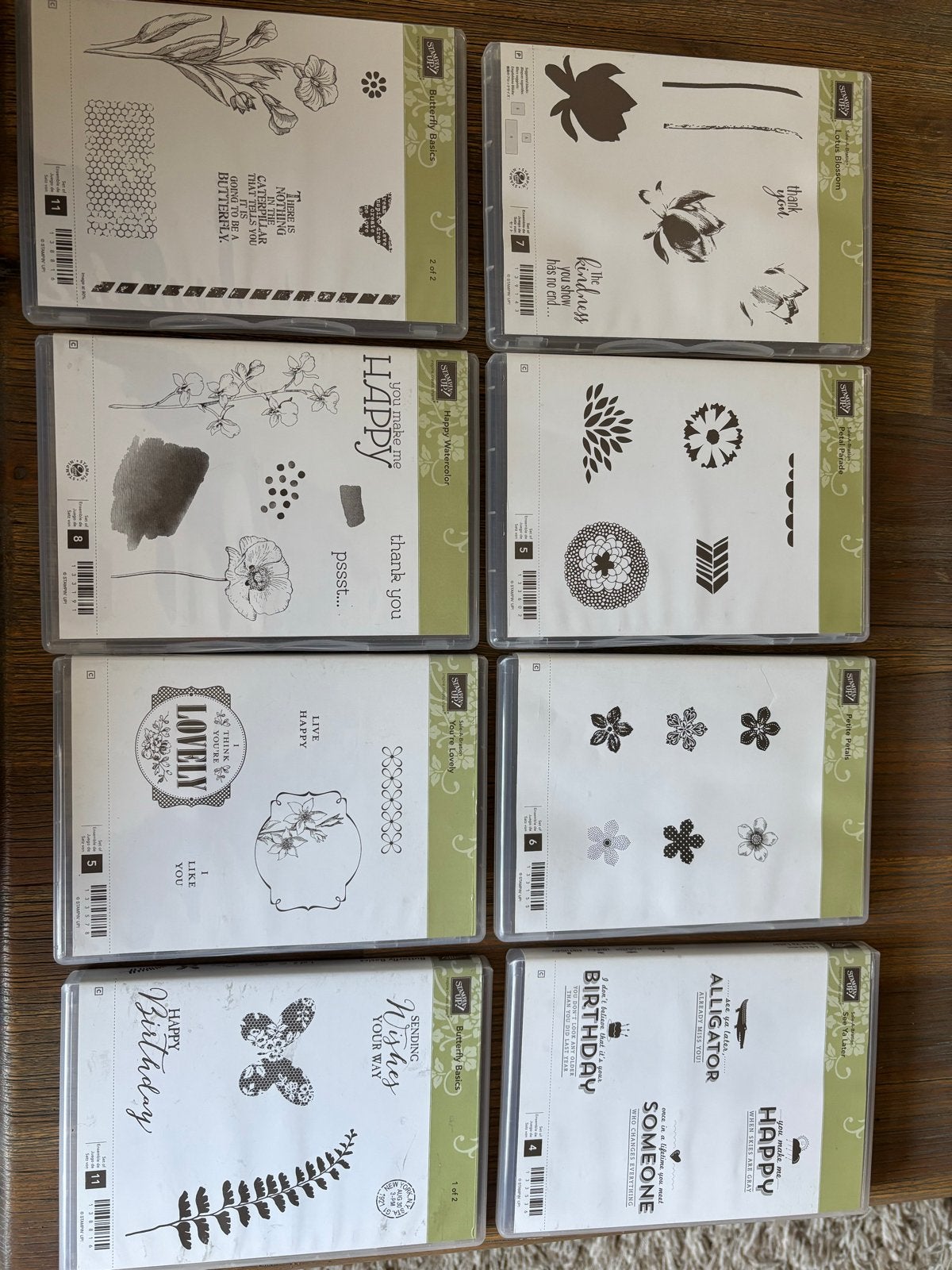 Grote collectie stempels (Stampin' Up!, Joy! Crafts, IndigoB, Ophalen of Verzenden, Zo goed als nieuw, Clearstamp