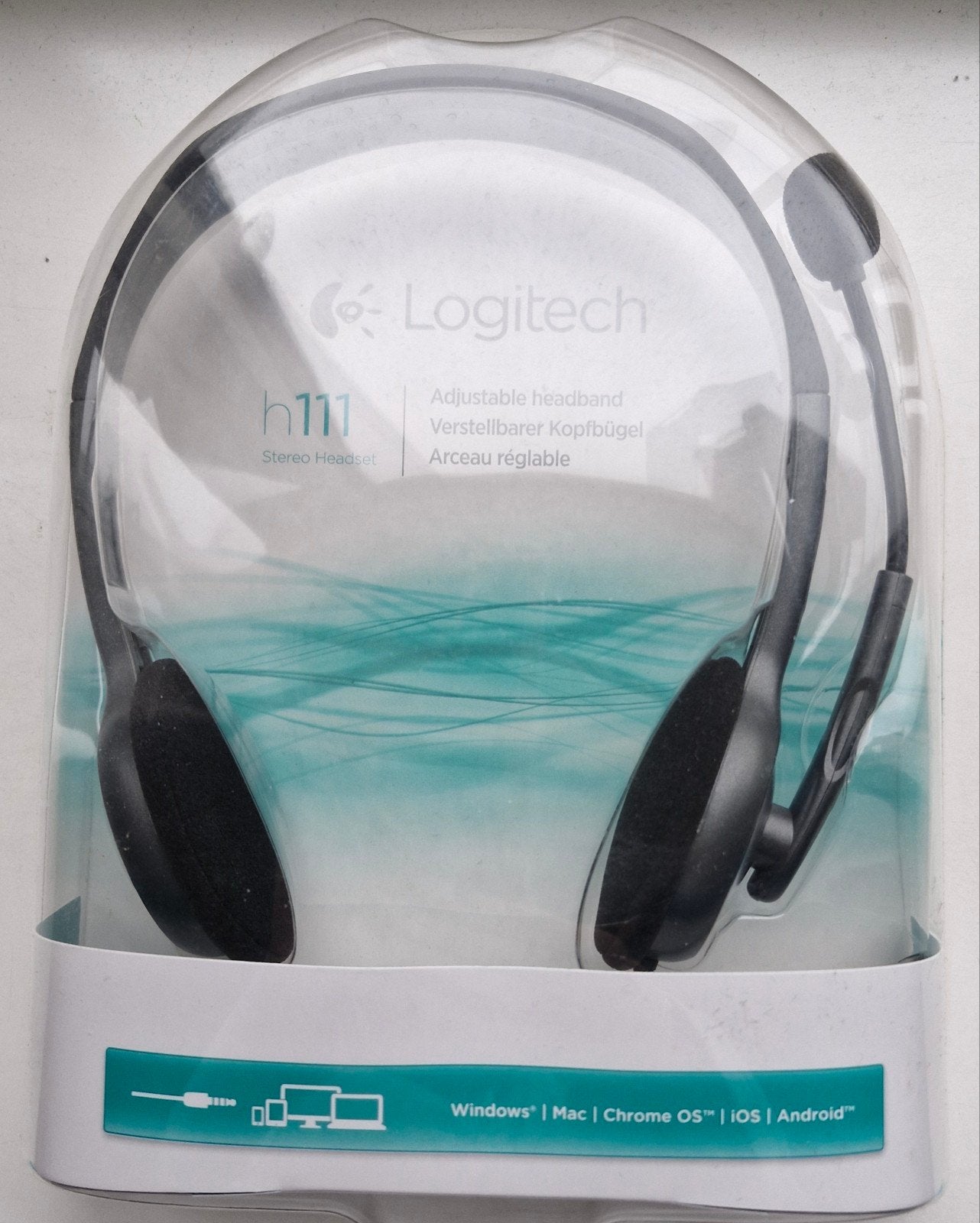 Logitech Stereo Headset - Nieuw, Audio, Tv en Foto, Koptelefoons, Logitech, Nieuw, Ophalen of Verzenden, Over-ear