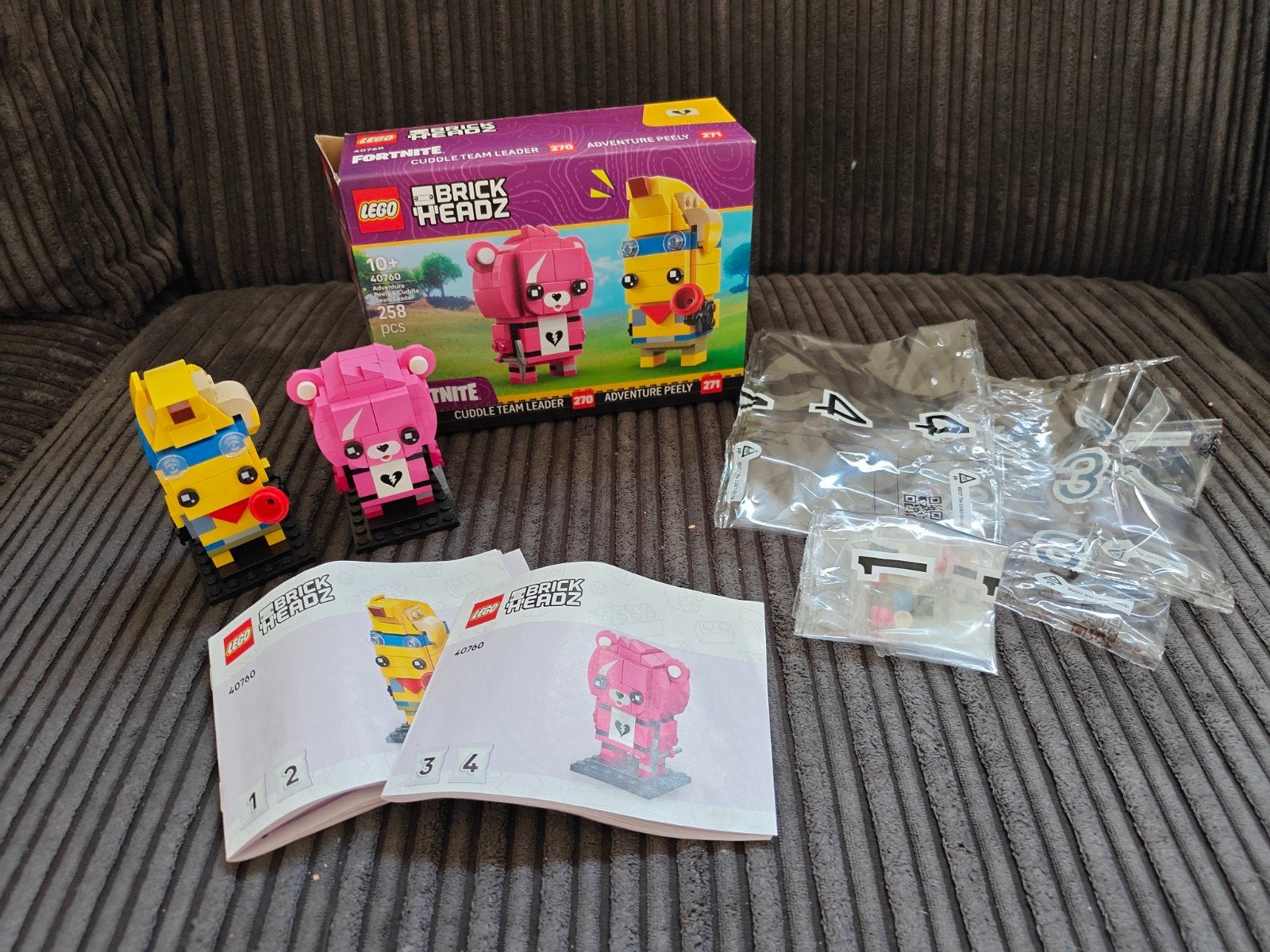 LEGO BrickHeadz Fortnite Cuddle Team Leader & Peely, BrickHeadz, Lego, Ophalen of Verzenden, Zo goed als nieuw
