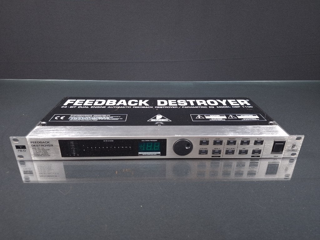 Behringer Feedback Destroyer Pro DSP1100, Muziek en Instrumenten, Effecten, Gebruikt, Equalizer, Ophalen of Verzenden