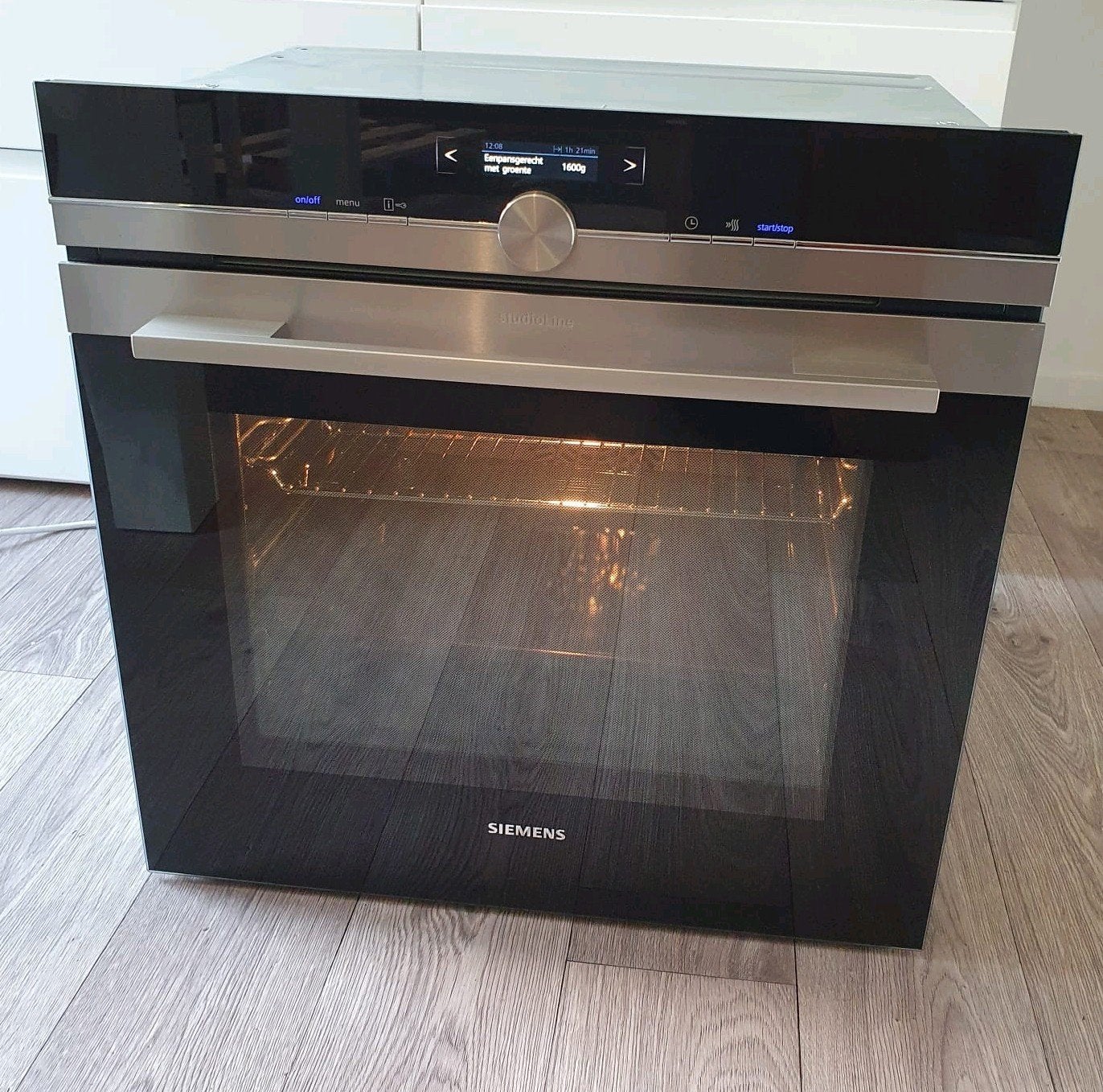 Luxe Siemens IQ700 oven met zelfreinigingsfunctie, Ophalen, Hete lucht, 60 cm of meer, Siemens