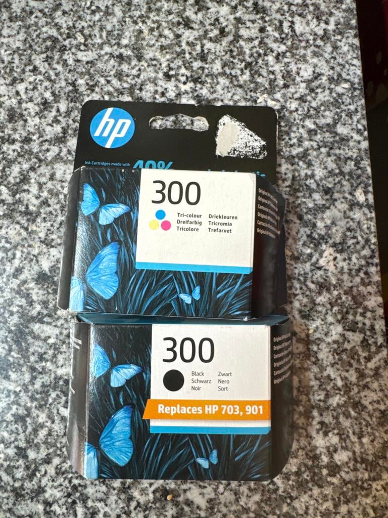 HP 300 Inktcartridges - Zwart en Driekleurig (Origineel), Ophalen of Verzenden, Nieuw, Cartridge