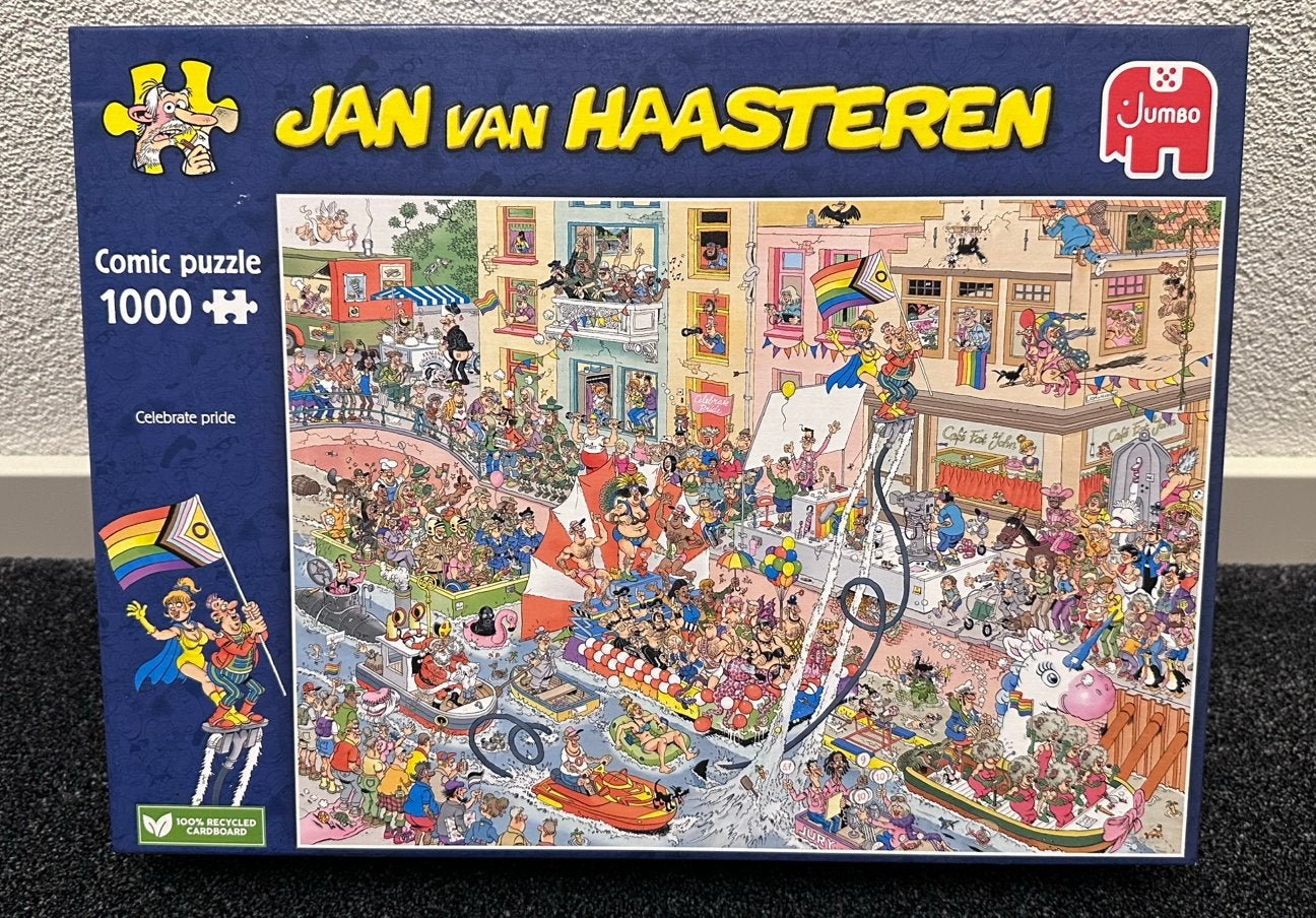 CELEBRATE PRIDE puzzel Jan van Haasteren 1000 stukjes