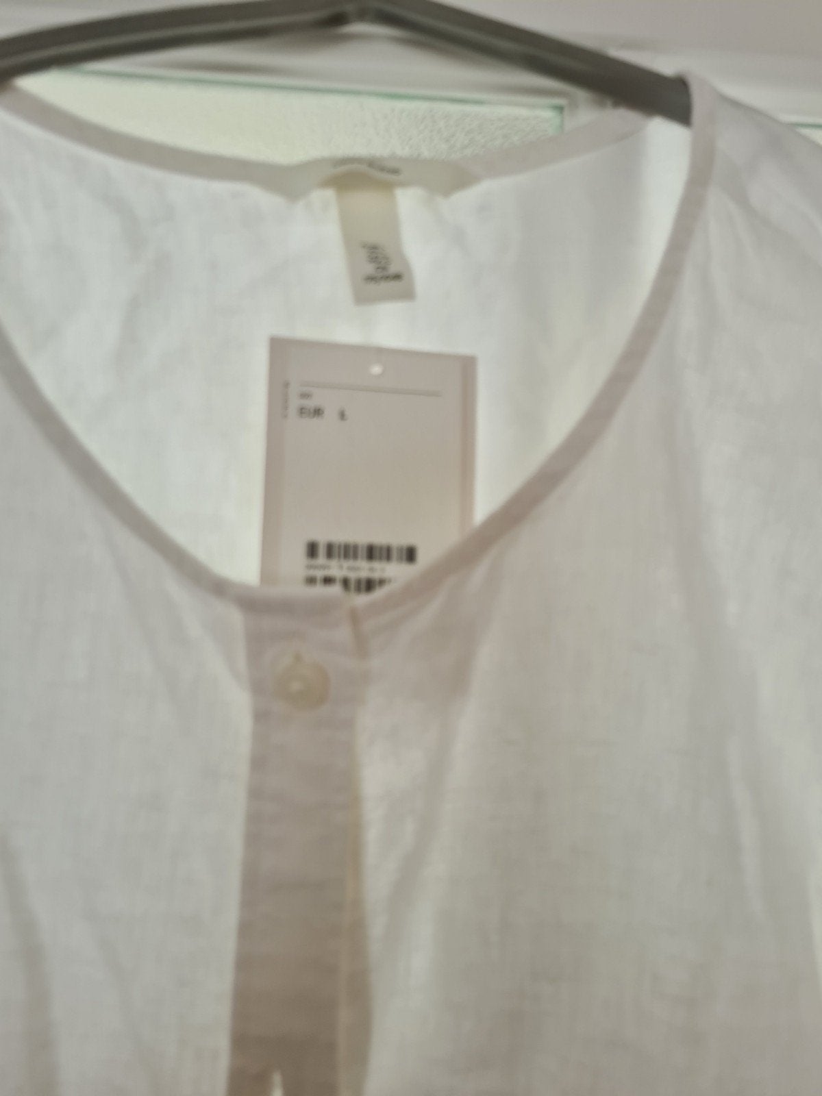 Linnen blouse, Ophalen of Verzenden, Nieuw, Maat 42/44 (L), Wit