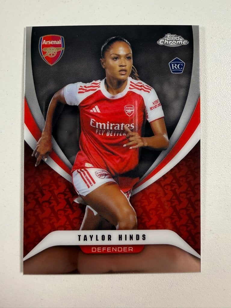 27 Taylor Hinds RC Topps Chrome Arsenal 2025-26, Ophalen of Verzenden, Nieuw, Buitenlandse clubs, Poster, Plaatje of Sticker