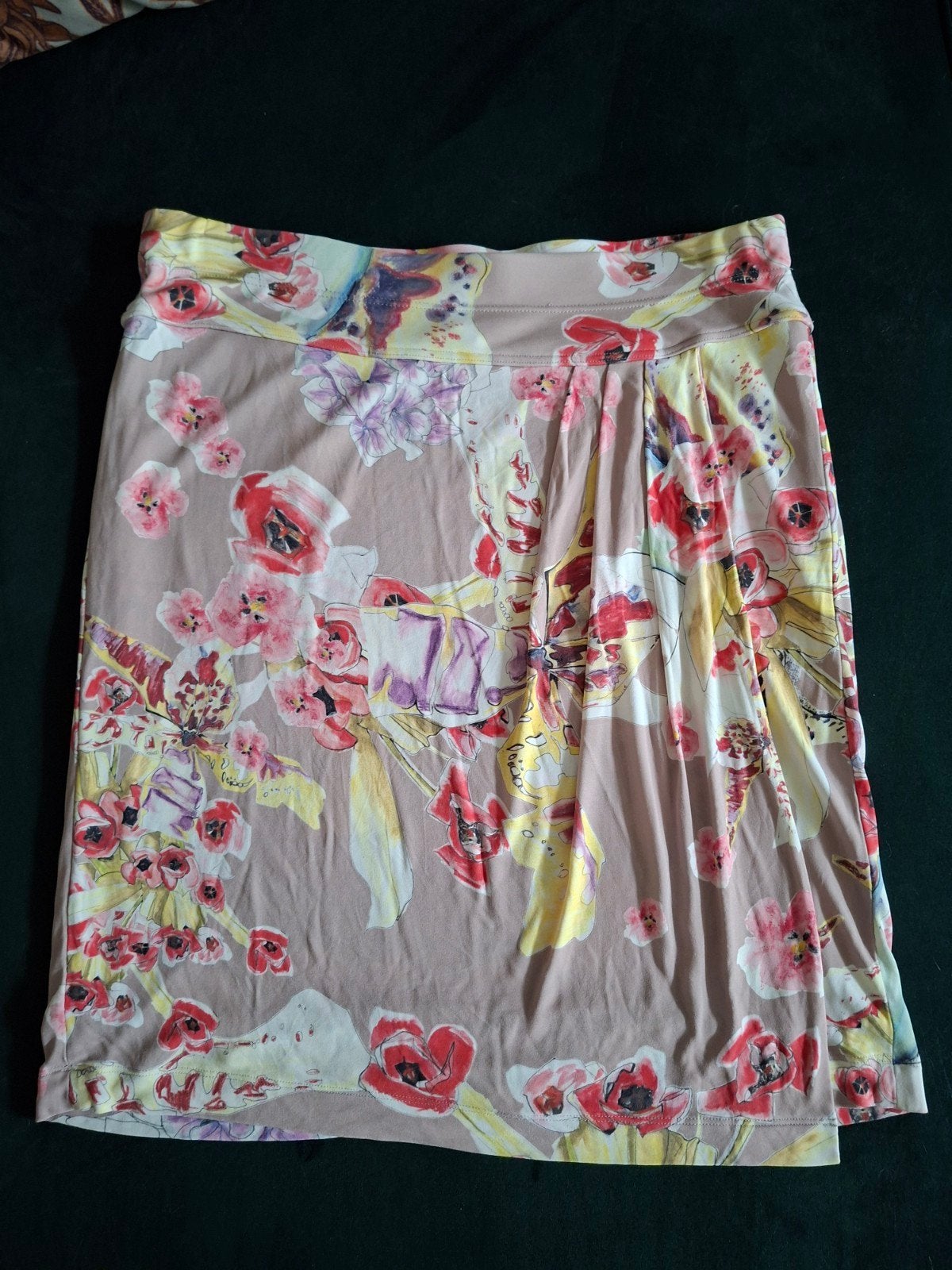 Marc Cain Gebloemde Rok met Omslag - Maat xxl, Kleding | Dames, Marc Cain, Meerkleurig, Maat 46/48 (XL) of groter, Ophalen of Verzenden