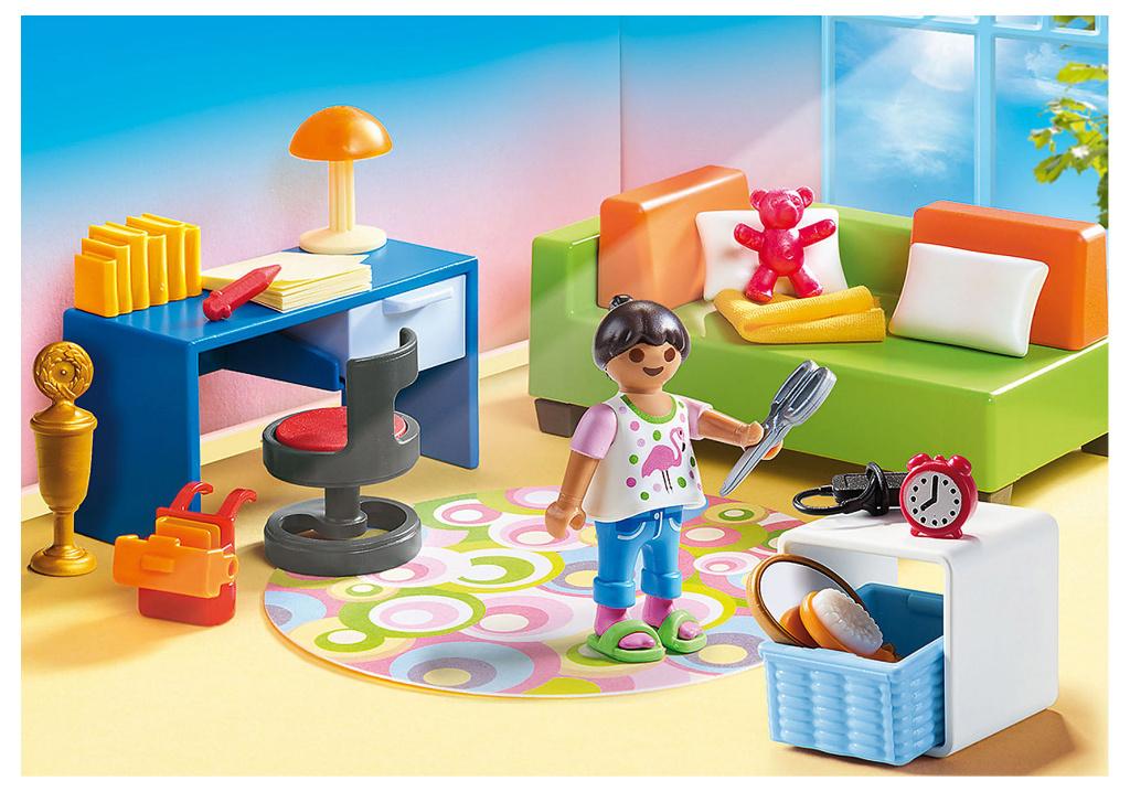 PLAYMOBIL 70209 Dollhouse Kinderkamer met bedbank 43dlg, Ophalen of Verzenden, Nieuw
