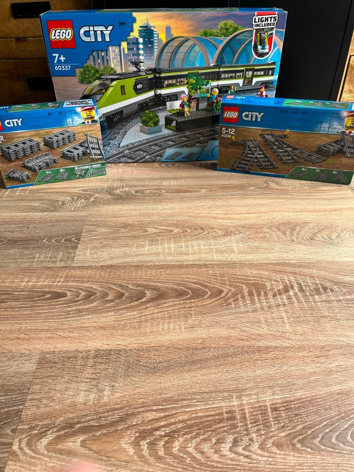 Lego City Passagierstrein 60337 met extra rails en wissels, City, Compleet, Lego, Ophalen of Verzenden