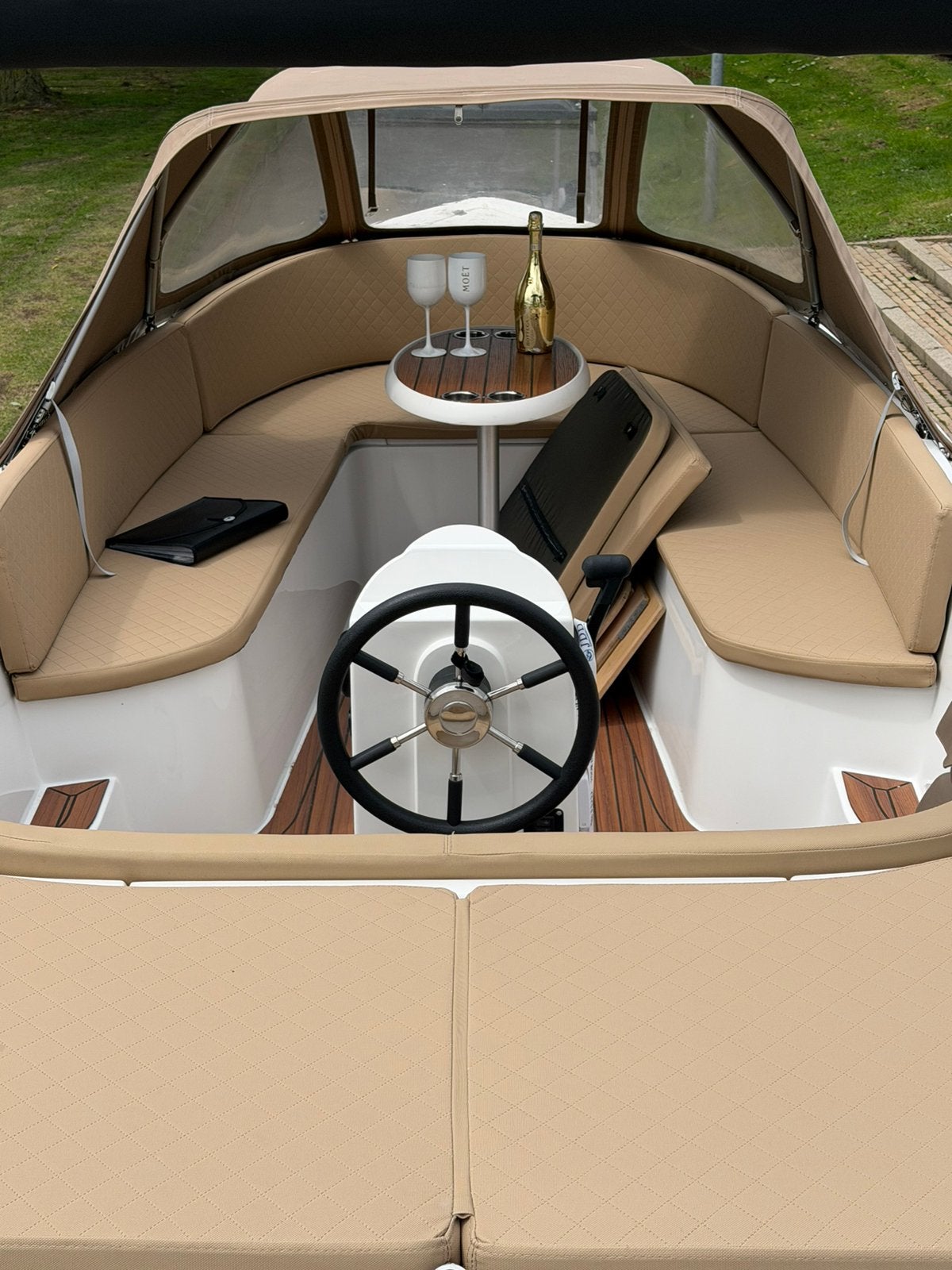 Maassloep 570 Honda 20pk 4takt full opties!  Occasion 2023, Watersport en Boten, Sloepen, Ophalen, Zo goed als nieuw, Maassloep