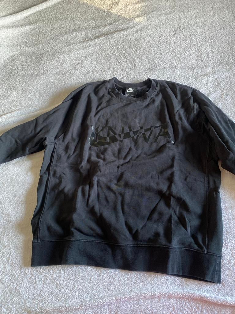 Nike NWA Sweatshirt Zwart Maat M, Ophalen of Verzenden, Gedragen, Maat 48/50 (M), Zwart