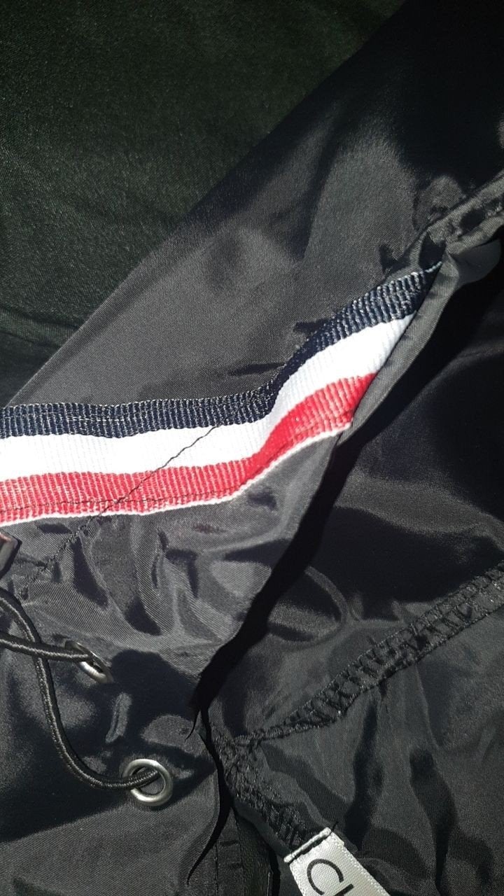Moncler jas, Kleding | Heren, Jassen | Zomer, Maat 52/54 (L), Moncler, Zwart, Nieuw
