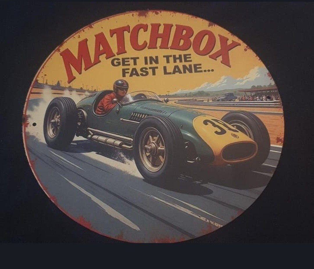 Matchbox wandbord, Ophalen of Verzenden, Reclamebord