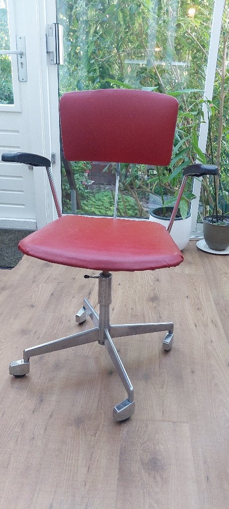Bureaustoel, Ophalen, Gebruikt, Rood, Bureaustoel