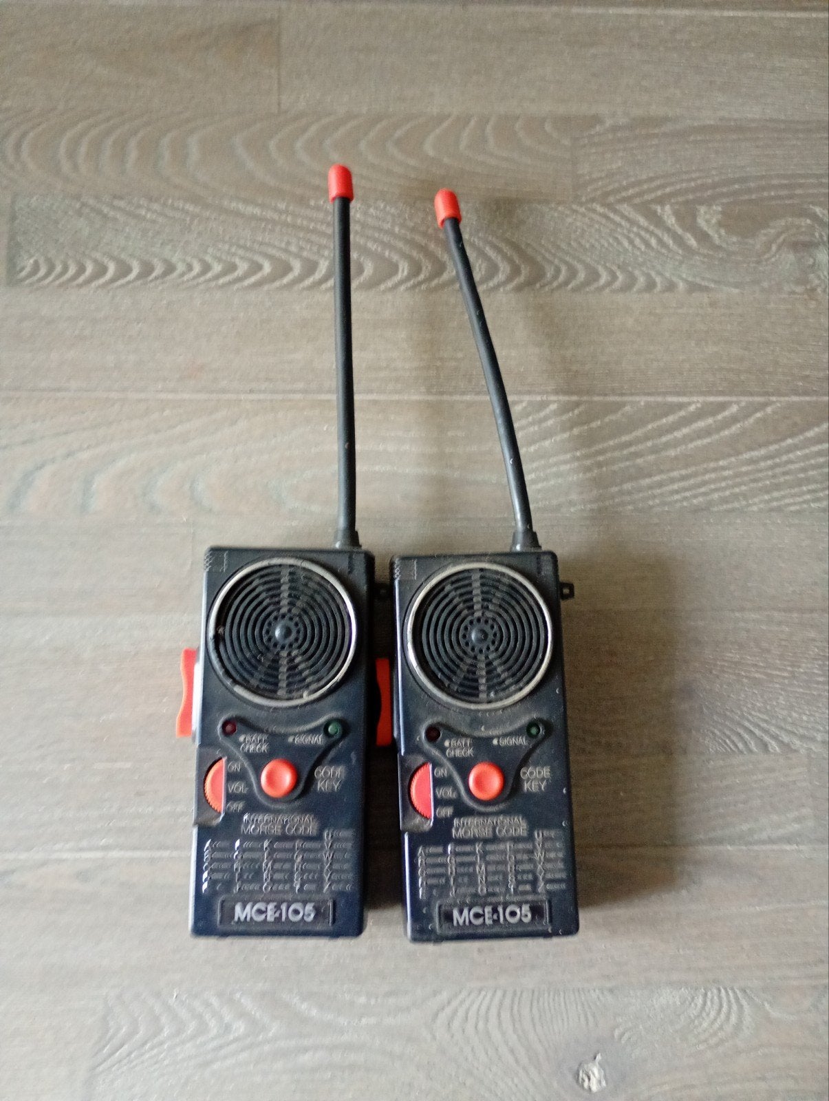 Vintage MCE-105 Walkie Talkies - Set van 2, Ophalen of Verzenden
