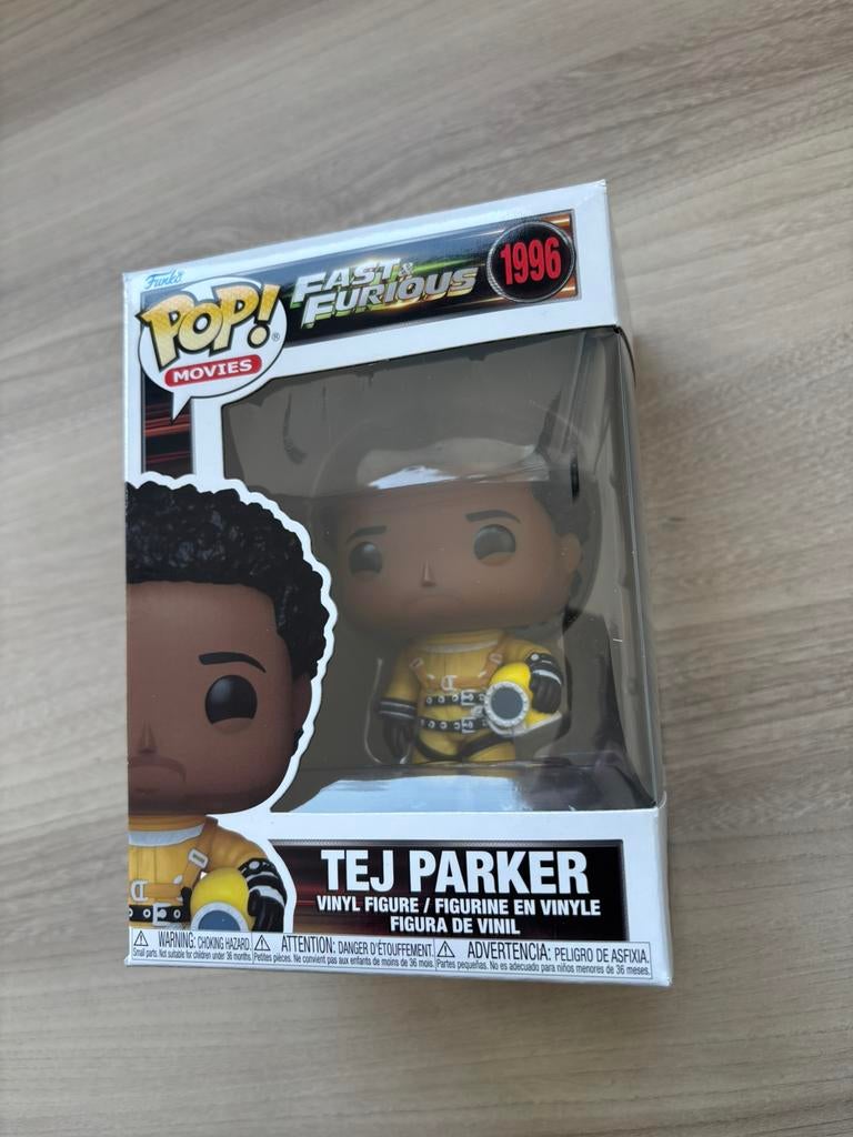 Funko Pop! Fast & Furious Tej Parker #1996 25 Years Edition, Verzamelen, Poppetjes en Figuurtjes, Funko Europe, Nieuw, Ophalen of Verzenden