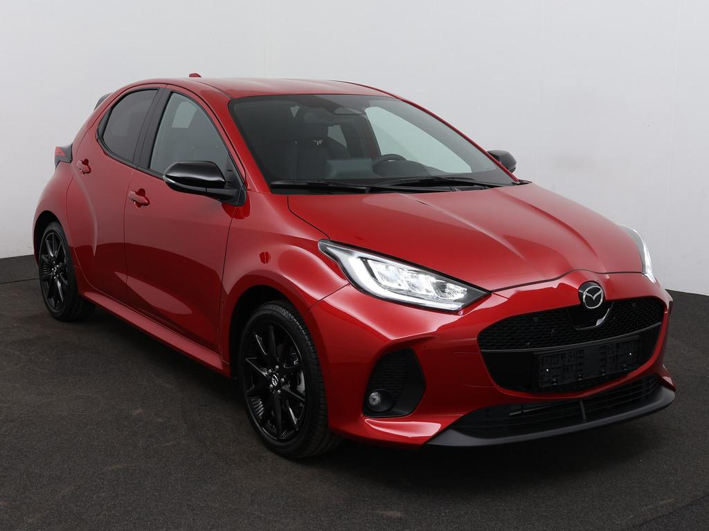 Mazda 2 Hybrid 1.5 Homura In diverse kleuren leverbaar uit v, Auto's, Mazda, 12 maanden, Zwart, 23 km/l, 1490 cc