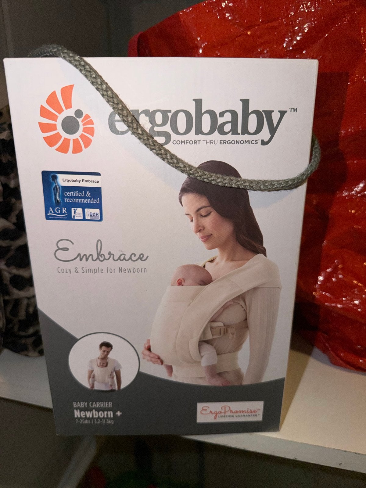 Ergobaby Embrace Draagzak - Nieuw en Ongebruikt, Nieuw, Buik, Draagzak, Ophalen