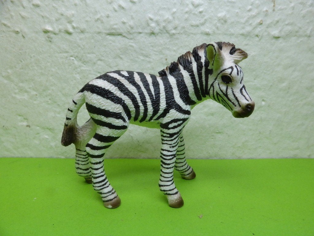Schleich 14393 zebra jong, dierfiguur, Verzenden, Zo goed als nieuw, Overige soorten, Beeldje of Figuurtje