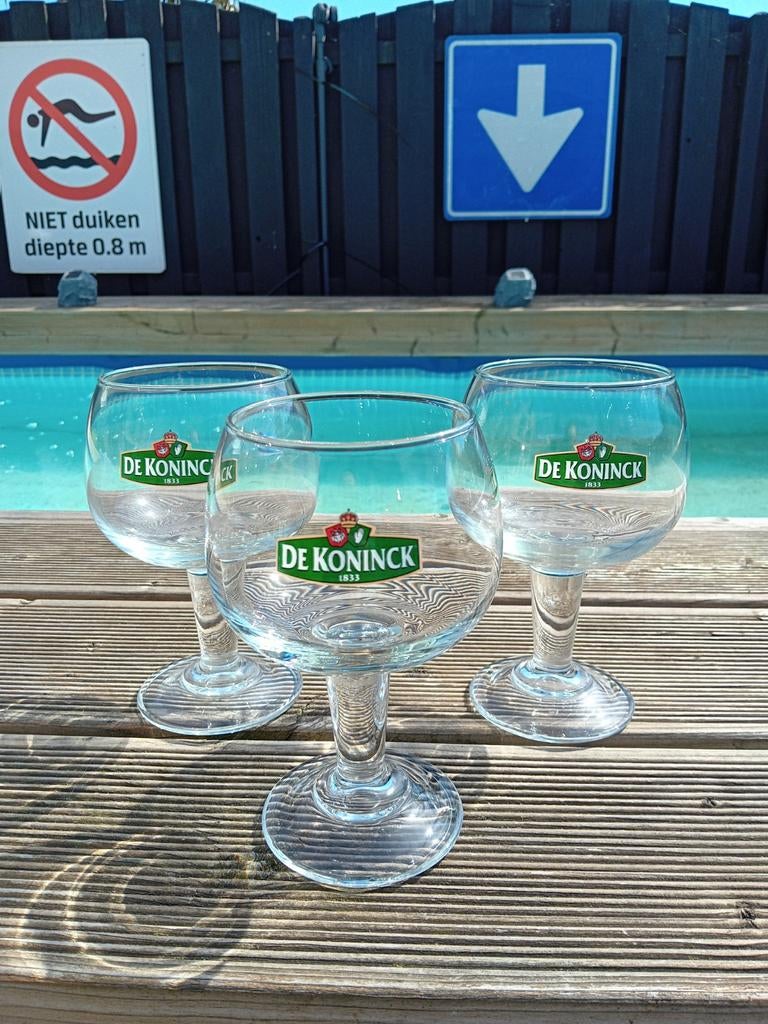 De Koninck bierglazen, Ophalen of Verzenden, Bierglas