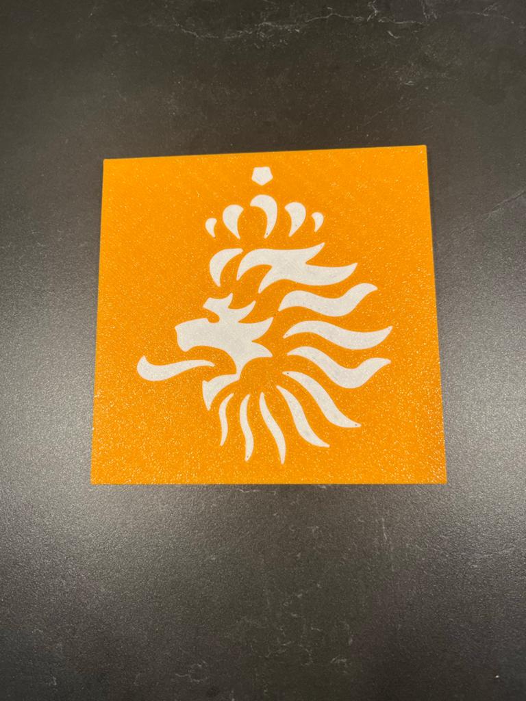 3D Tegel Oranje Leeuw, Doe-het-zelf en Verbouw, Tegels, Overige materialen, Overige typen, Nieuw, Ophalen of Verzenden