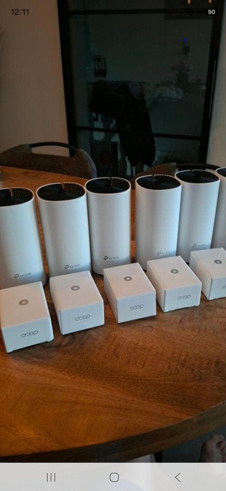 TP-Link Deco M4 Mesh WiFi Systeem (3-pack), Computers en Software, Routers en Modems, Ophalen of Verzenden, Zo goed als nieuw