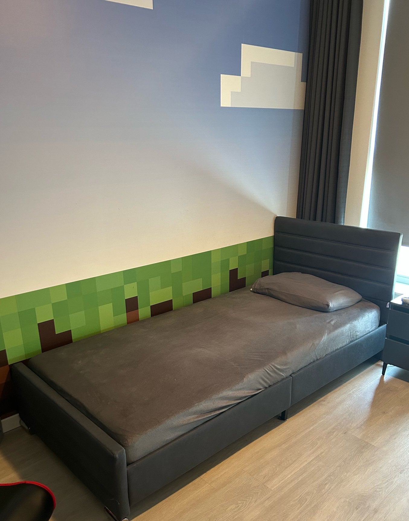 Bed met matras auping, Ophalen, Overige materialen, 90 cm, Zo goed als nieuw