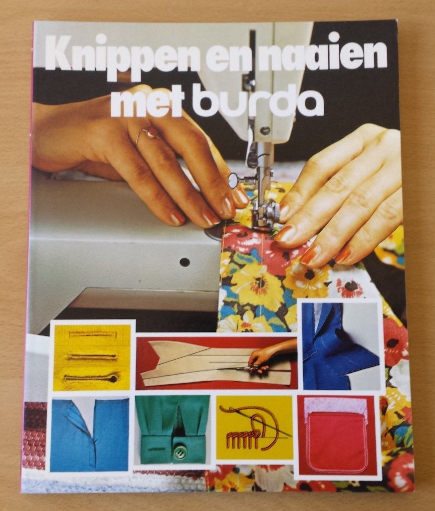 Knippen en Naaien met Burda - 1990, Gebruikt, Overige typen, Ophalen of Verzenden, Burda