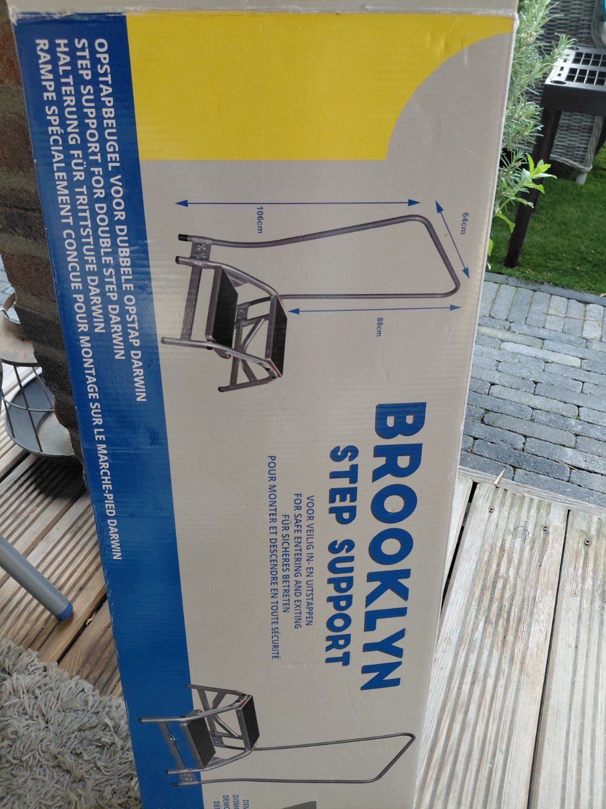 Brooklyn Opstapbeugel voor Dubbele Opstap Darwin, Caravans en Kamperen, Ophalen, Zo goed als nieuw