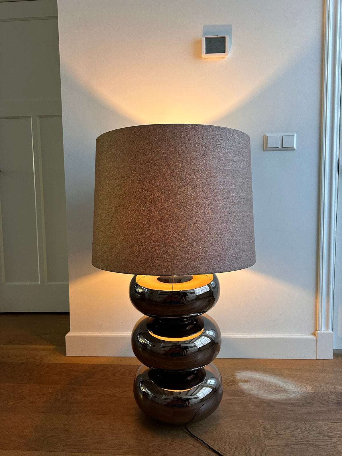 STOUT design tafellamp – Rose Bronze – 103 cm (evt. 2), Ophalen of Verzenden, Zo goed als nieuw, Textiel
