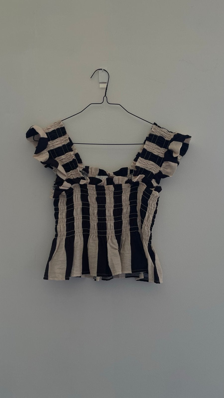 Gestreepte crop top en lange rok set, Kleding | Dames, Jurken, Zwart, Ophalen of Verzenden, Zo goed als nieuw, Maat 36 (S)