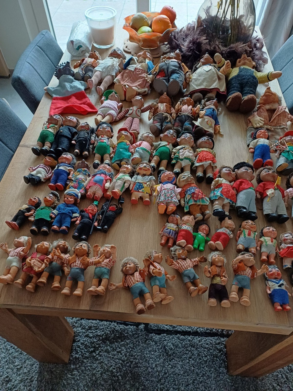 Grote verzameling antieke Steiff Mecki's en Peetertjes egels, Antiek en Kunst, Ophalen of Verzenden