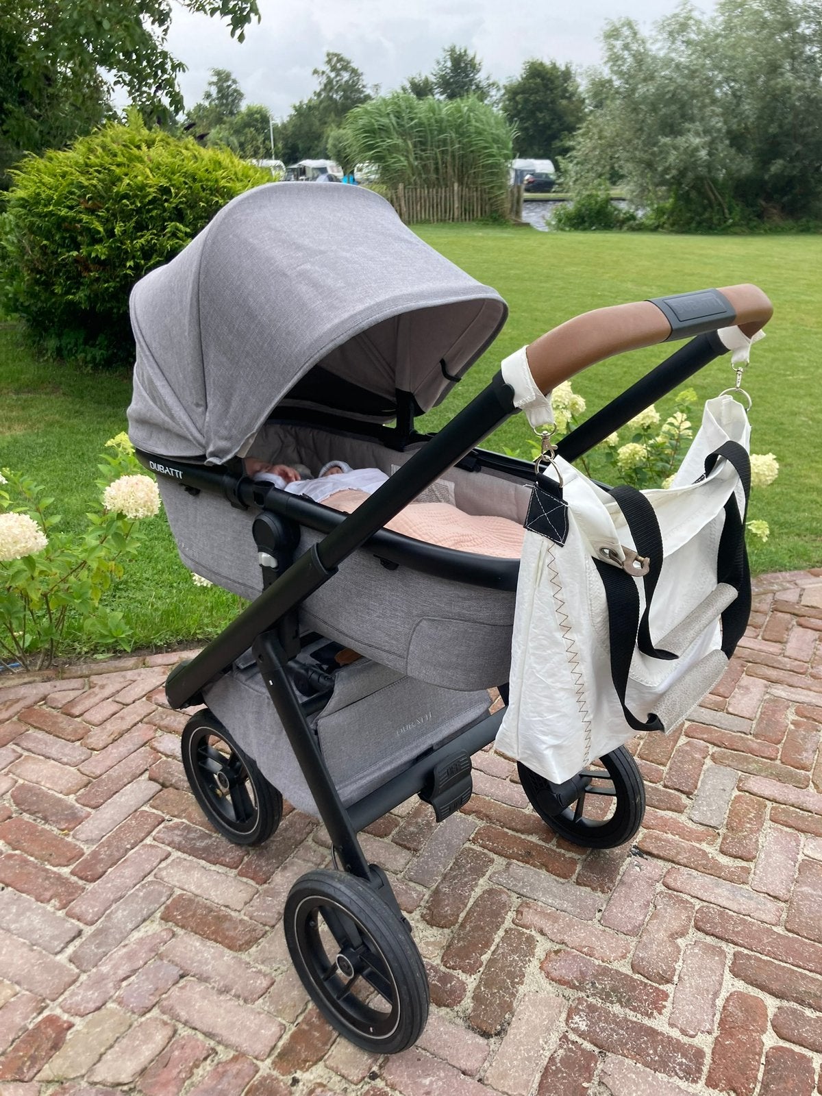 Dubatti kinderwagen inclusief buggyset en regenhoes, Ophalen, Zo goed als nieuw, Overige merken