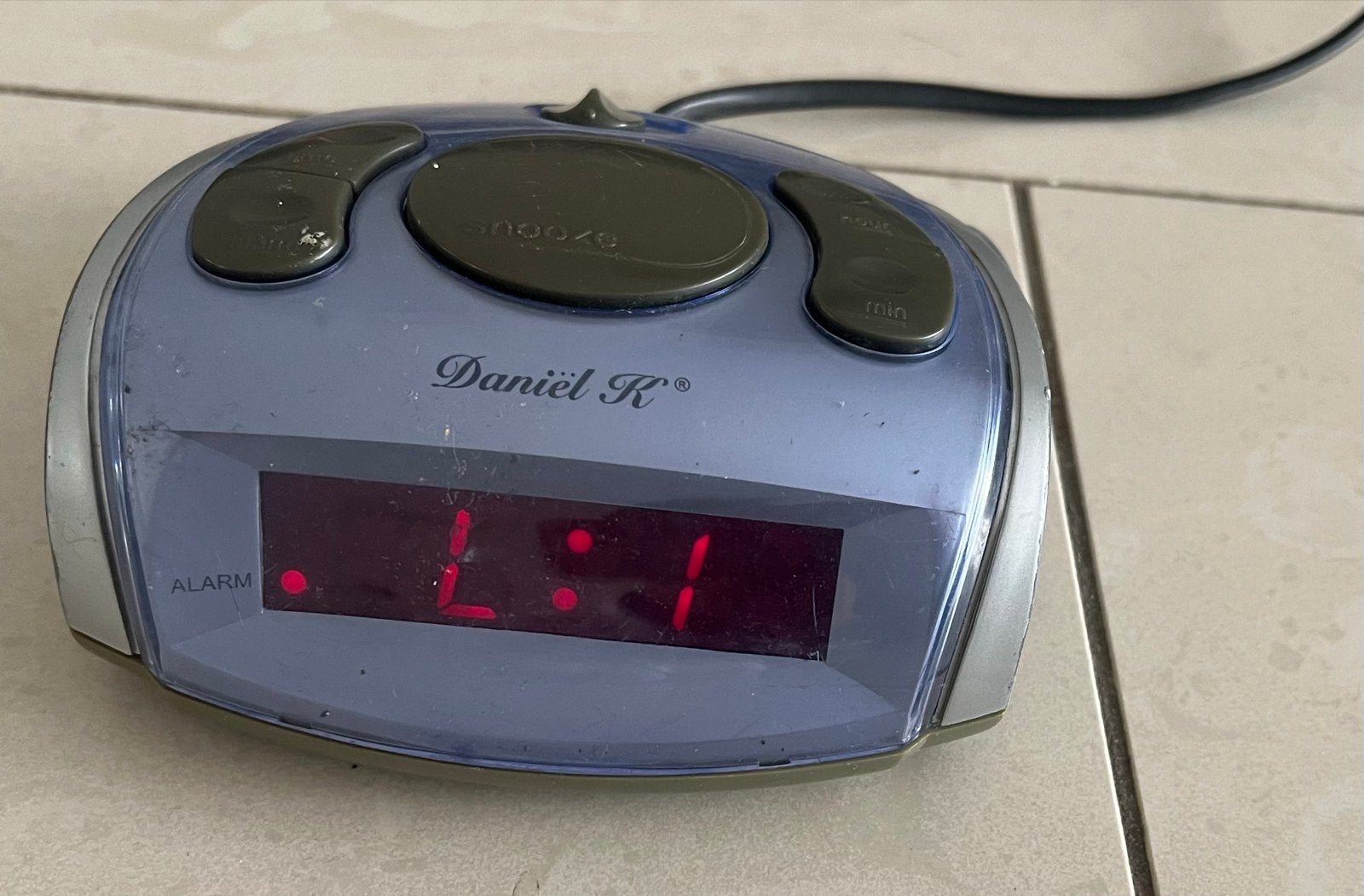Digitale Wekker met Snooze Functie, Ophalen of Verzenden, Gebruikt
