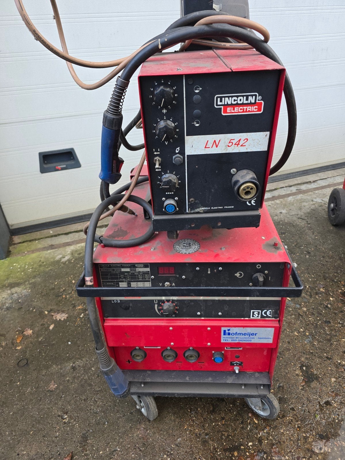 Lincoln co2 lasappaat cv300 -cv400, Ophalen, 250 ampère of meer, Co2