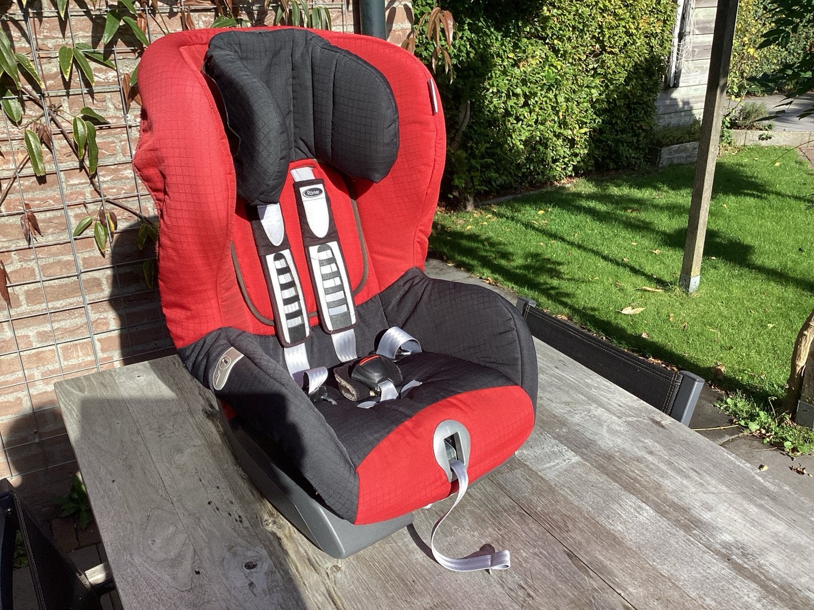 Römer King Plus autostoel - Rood/Zwart, Ophalen, Romer, Verstelbare rugleuning, 9 t/m 18 kg