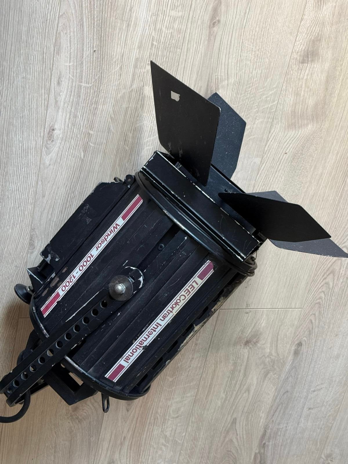 Lee Colotran International Vinted Theater Spot  650watt, Huis en Inrichting, Lampen | Spots, Ophalen of Verzenden, Gebruikt, Metaal of Aluminium