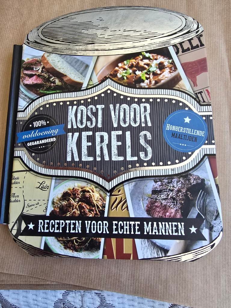 Nieuw 'Kost voor Kerels' kookboek te koop, Alle leeftijden, Ophalen of Verzenden, Nieuw in verpakking