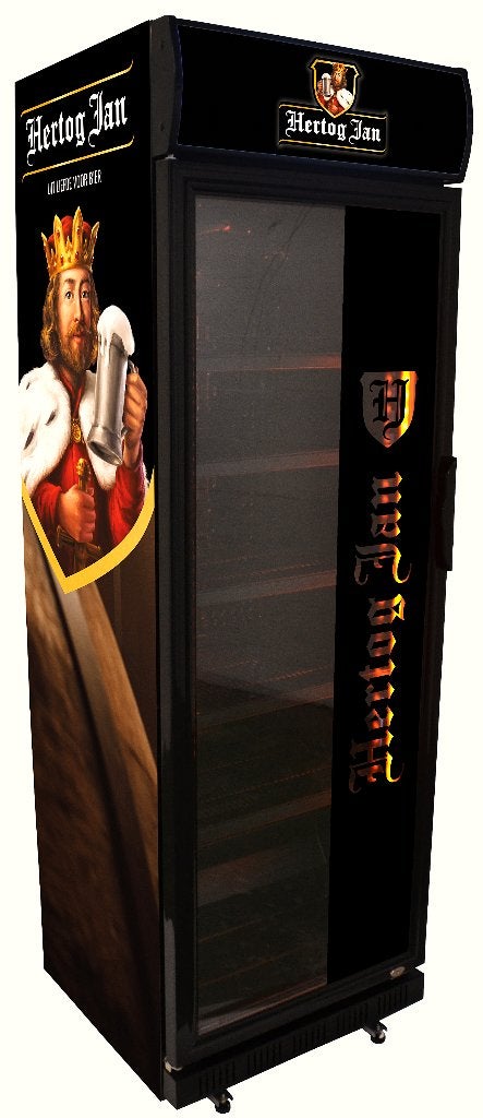 18x Hertog Jan koelkast ''De Kornschuur'', Ophalen, Zonder vriesvak, 200 liter of meer, Nieuw